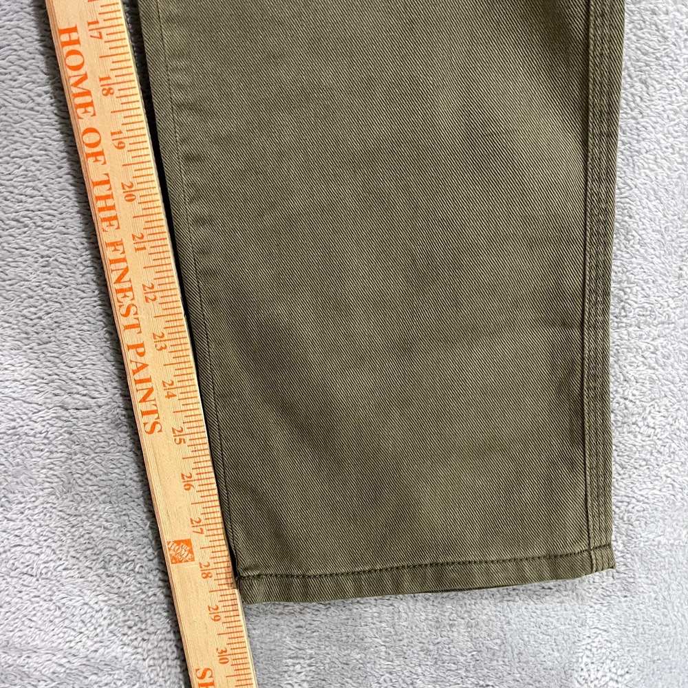 H&M Khaki Cargo‎ Pants Women's 29x29 Green NWT Utility Military Y2K Skater - Picture 9 of 11